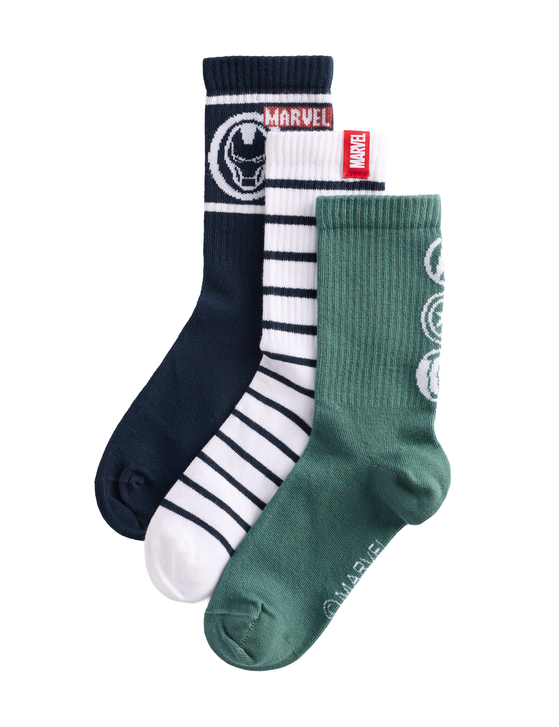 Marvel ankle socks 3-pack sizes 6-7, imported from the UK