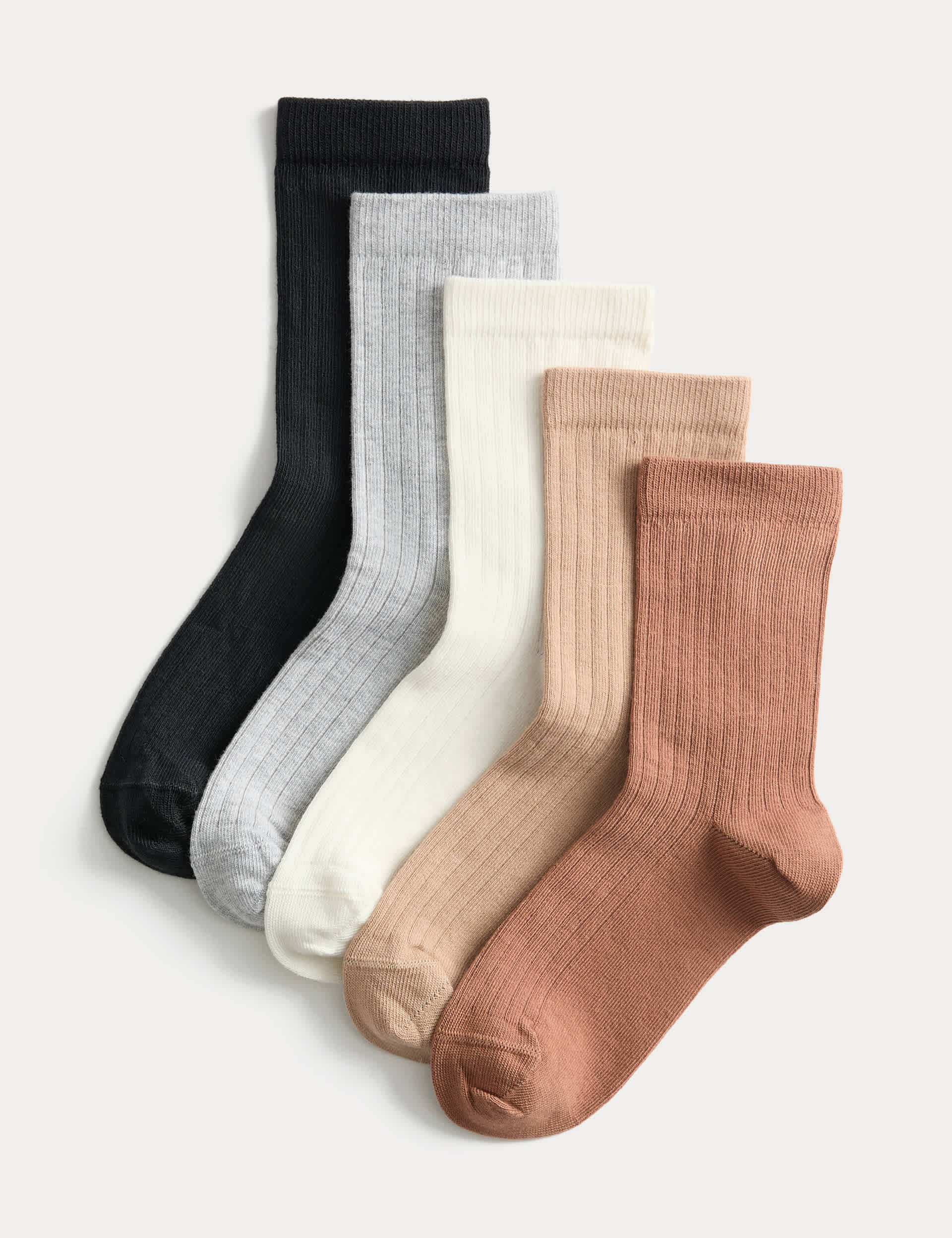 Cotton rich socks 5 pack size 6-7 (British brand)