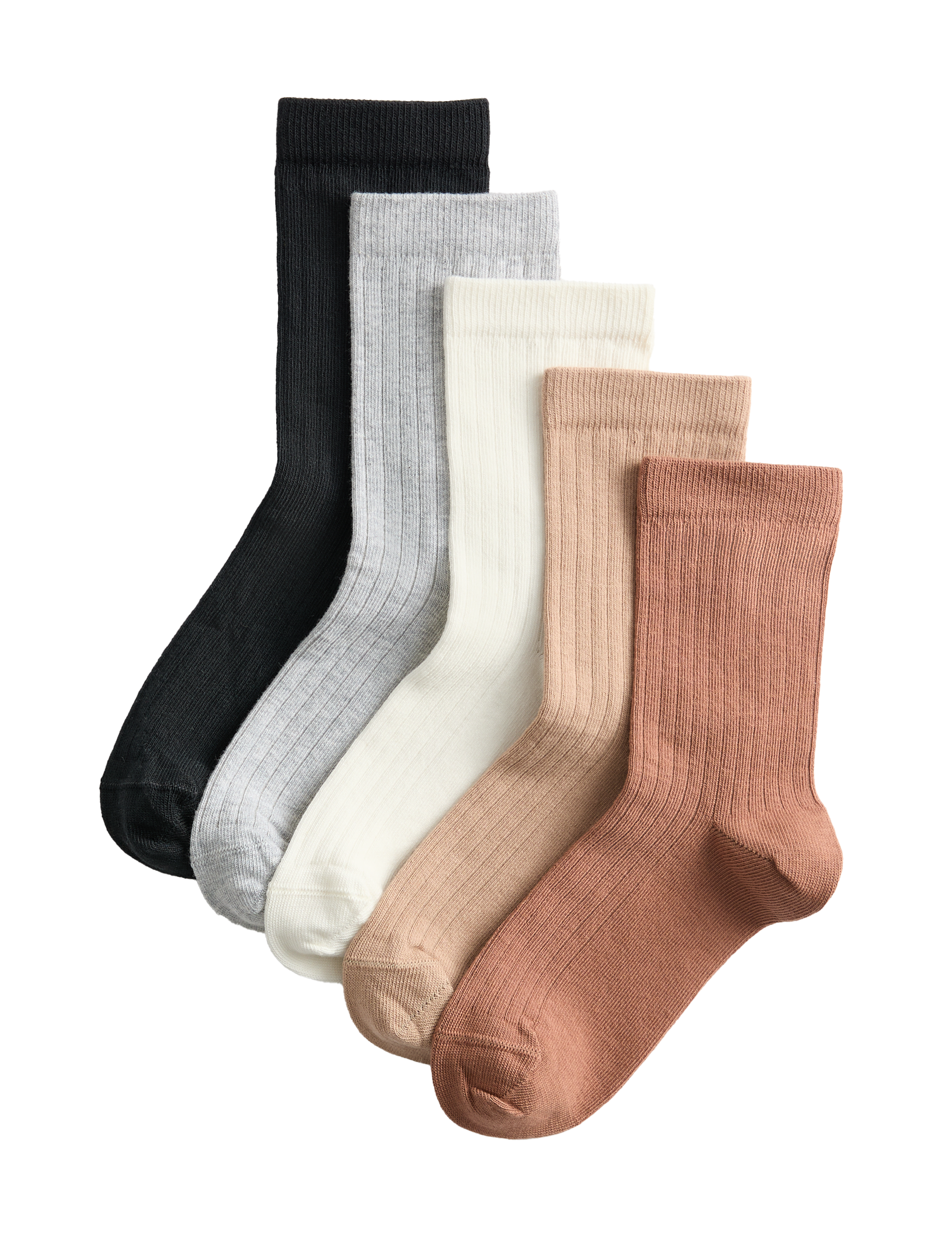 Cotton rich socks 5 pack size 6-7 (British brand)