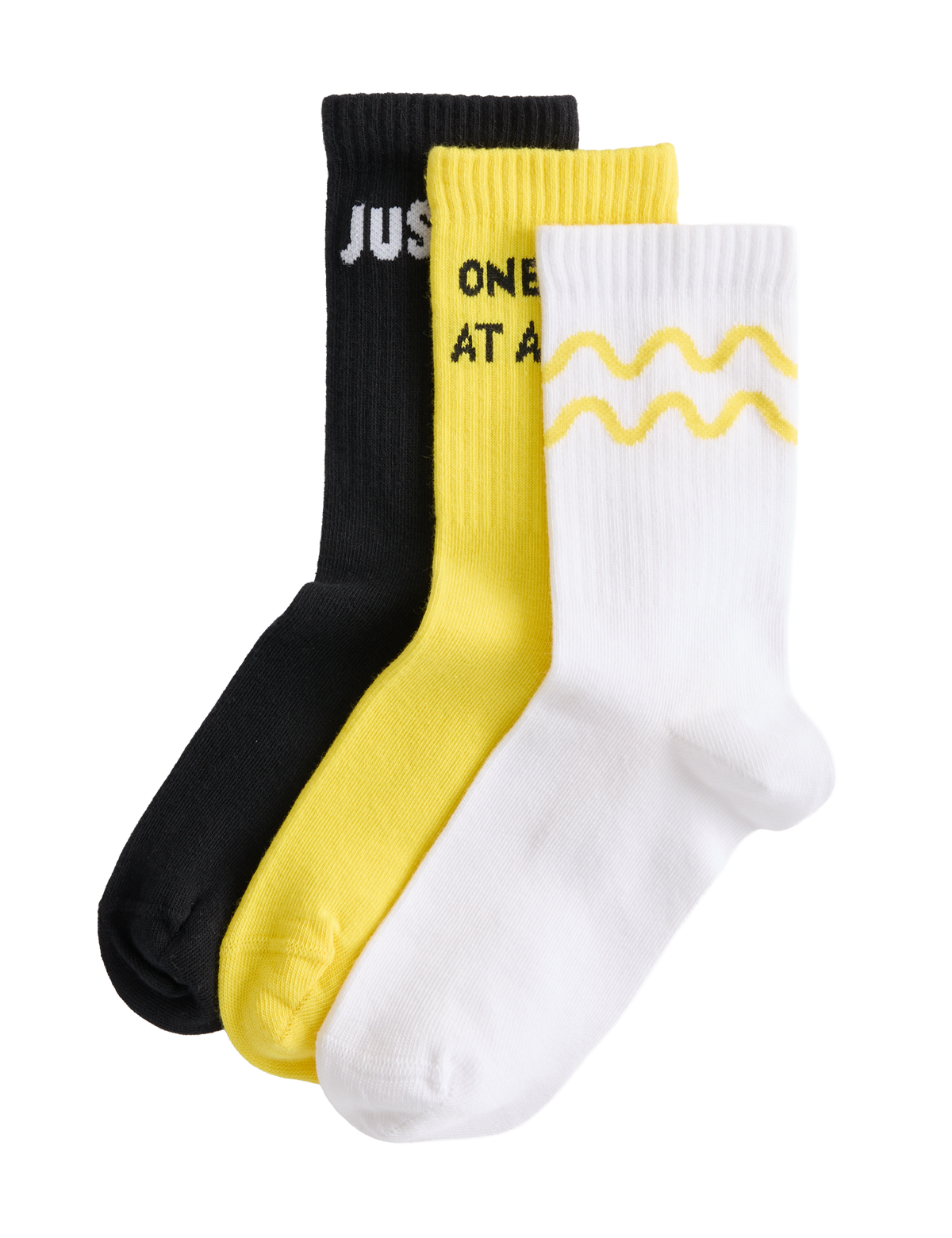 YoungMinds cotton-rich ribbed socks 3 pack, UK version