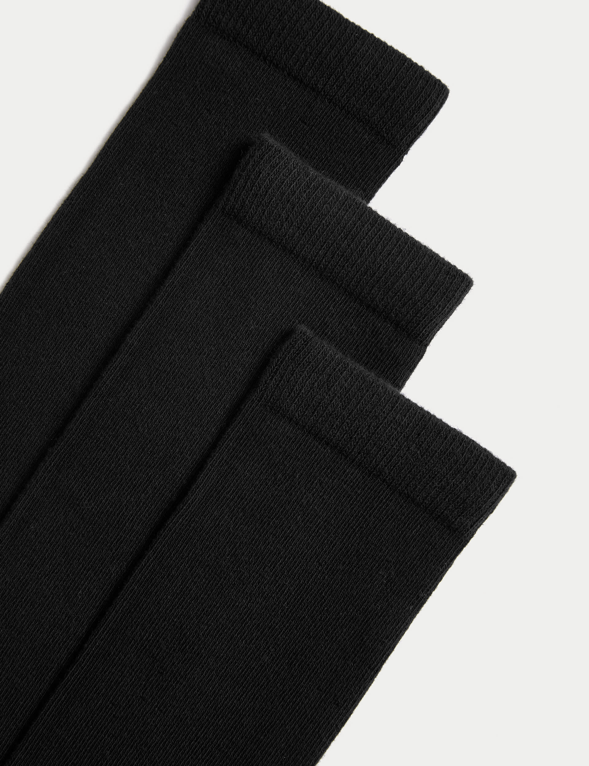 Cotton rich over the knee socks 3 pack (British brand)