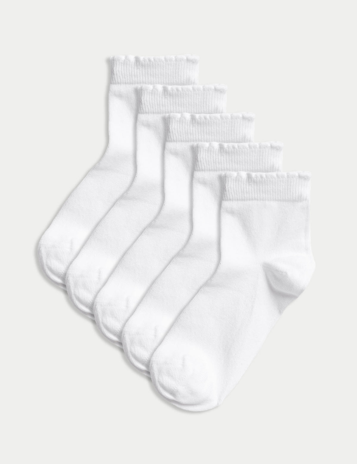 5 Pack of Short Picot Socks