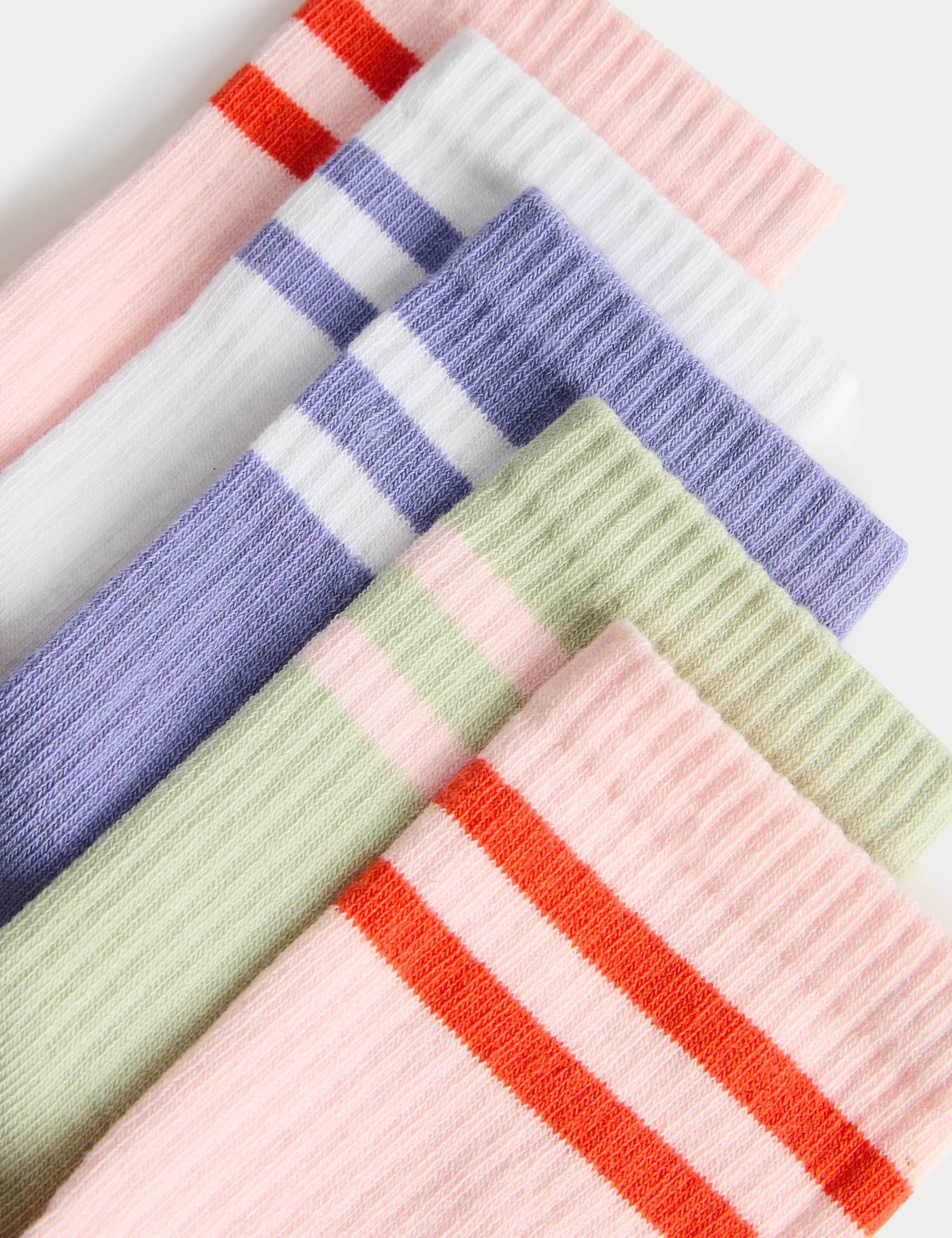 Cotton rich ankle socks 5 pack size 6-7, imported from the UK