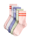 Cotton rich ankle socks 5 pack size 6-7, imported from the UK