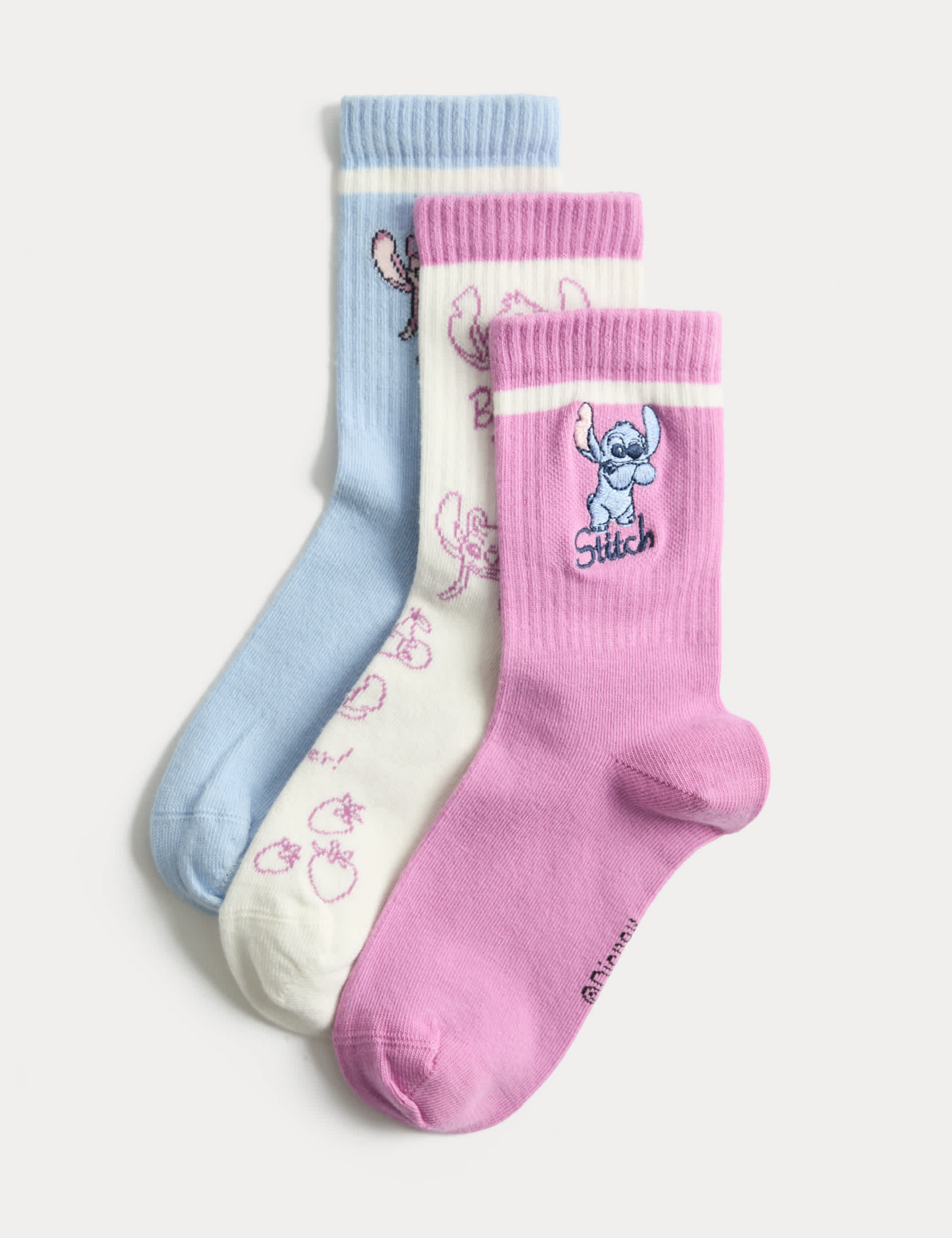 Disney Lilo & Stitch ankle socks 3 pack (British brand)