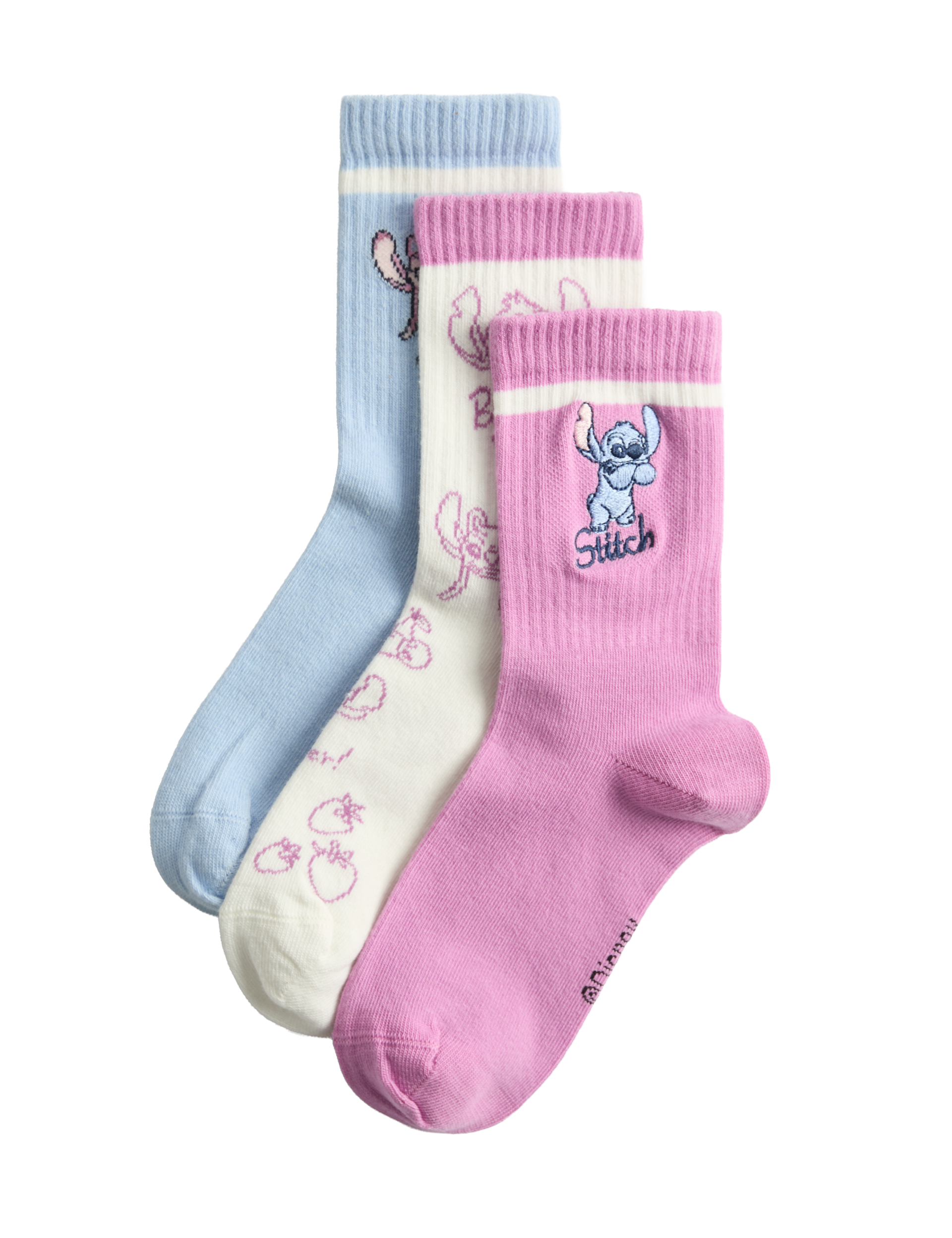 Disney Lilo & Stitch ankle socks 3 pack (British brand)