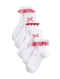 Cotton rich school socks 5 pack ankle high sizes 6-7 (British brand)