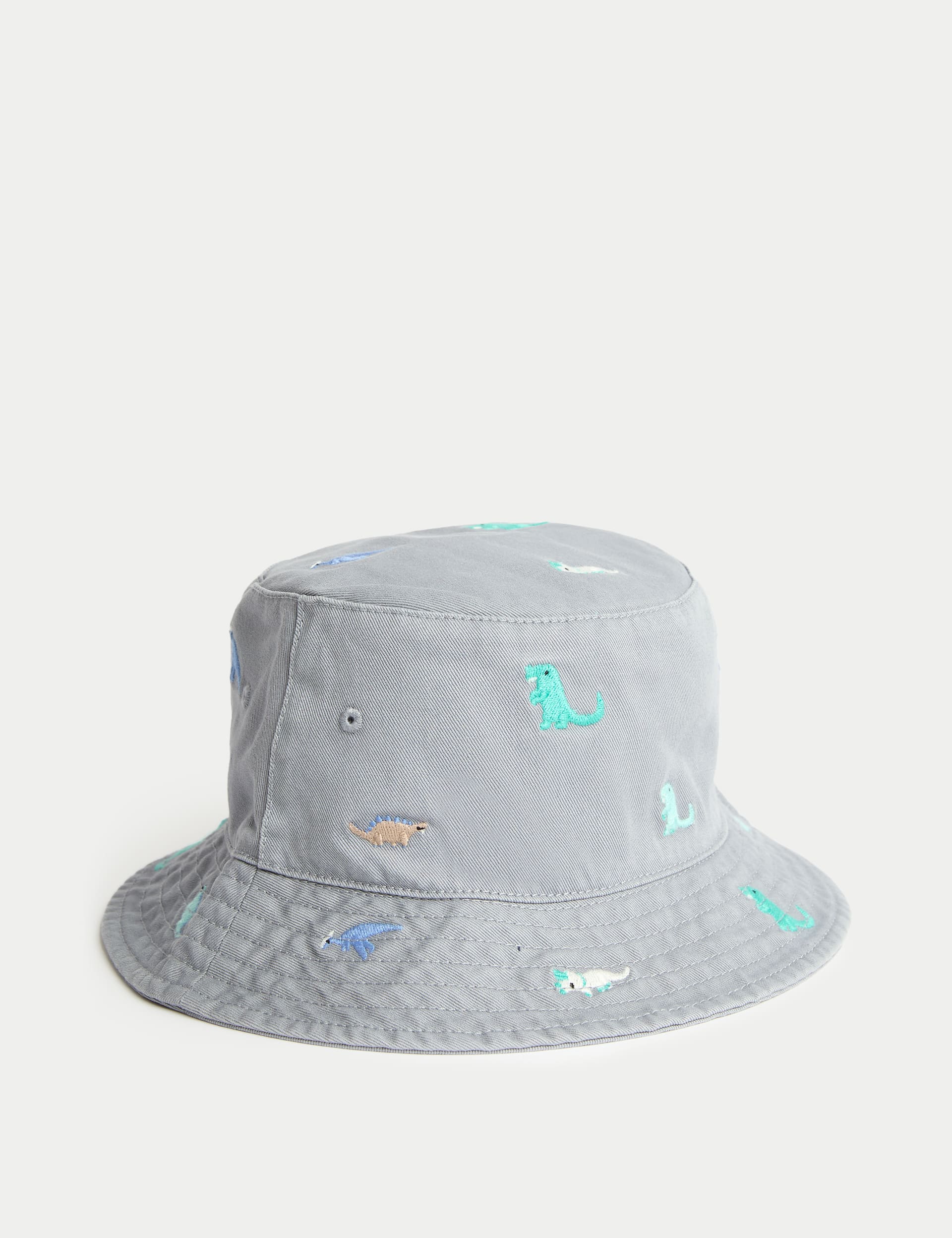 Kids embroidered bucket sun hat 1-10 yrs (British brand)