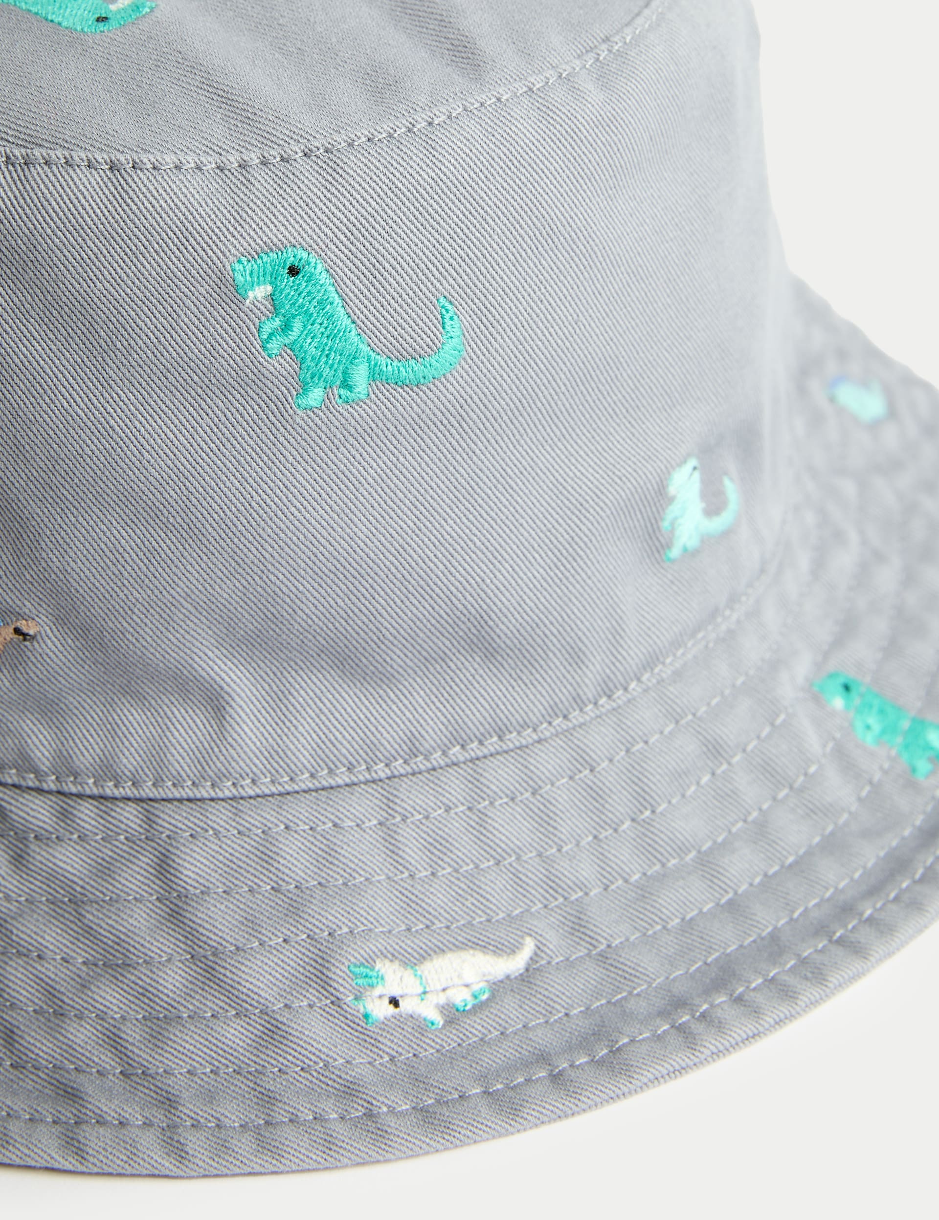 Kids embroidered bucket sun hat 1-10 yrs (British brand)