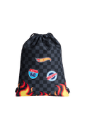 Hot Wheels kids drawstring bag with logo print, UK version