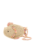 Kids raffia fish cross body bag - British product