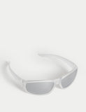 Kids wraparound sunglasses UV400 lenses durable frame, UK version
