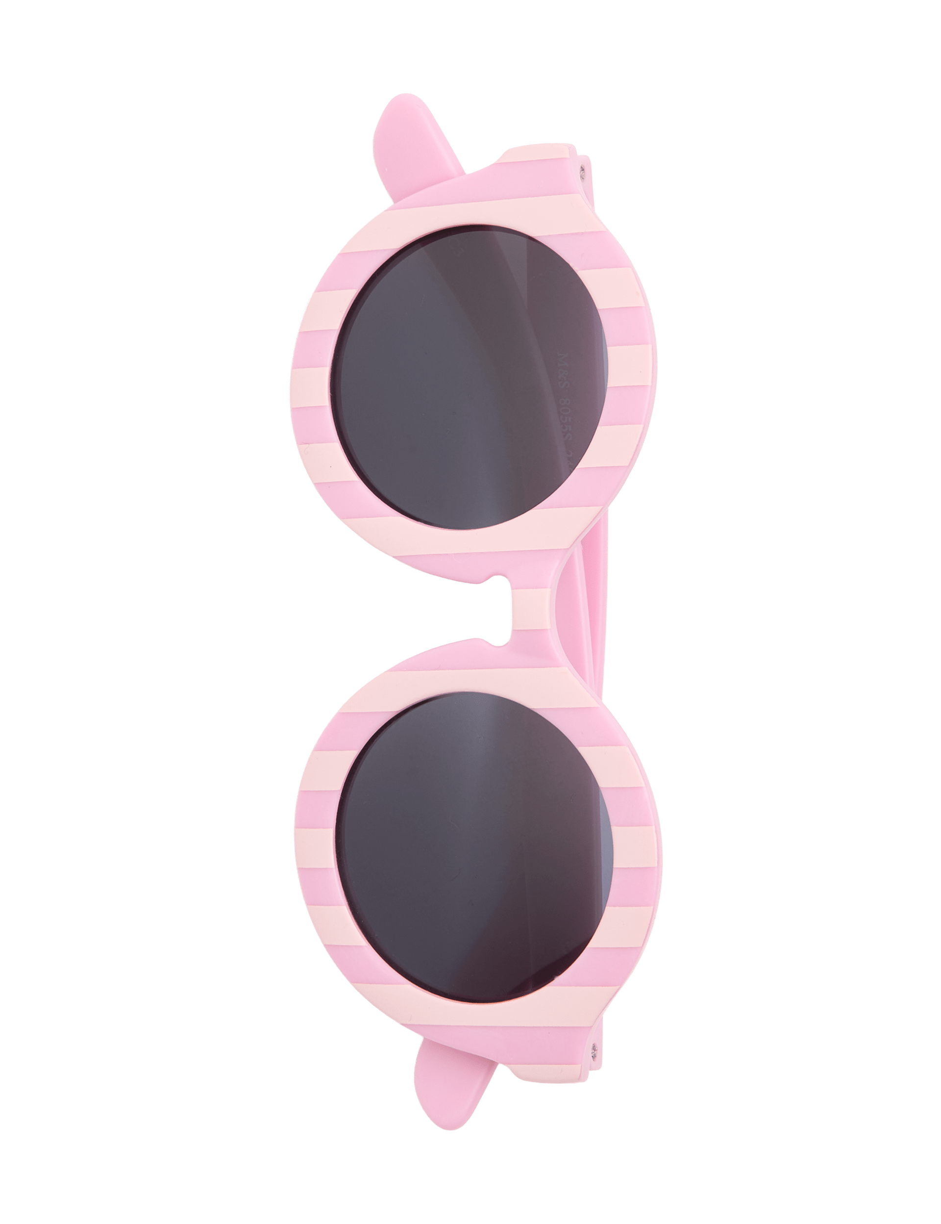 Kids' striped round sunglasses, UV protection - British product