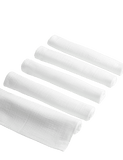 5 pack pure cotton muslin squares (British brand)