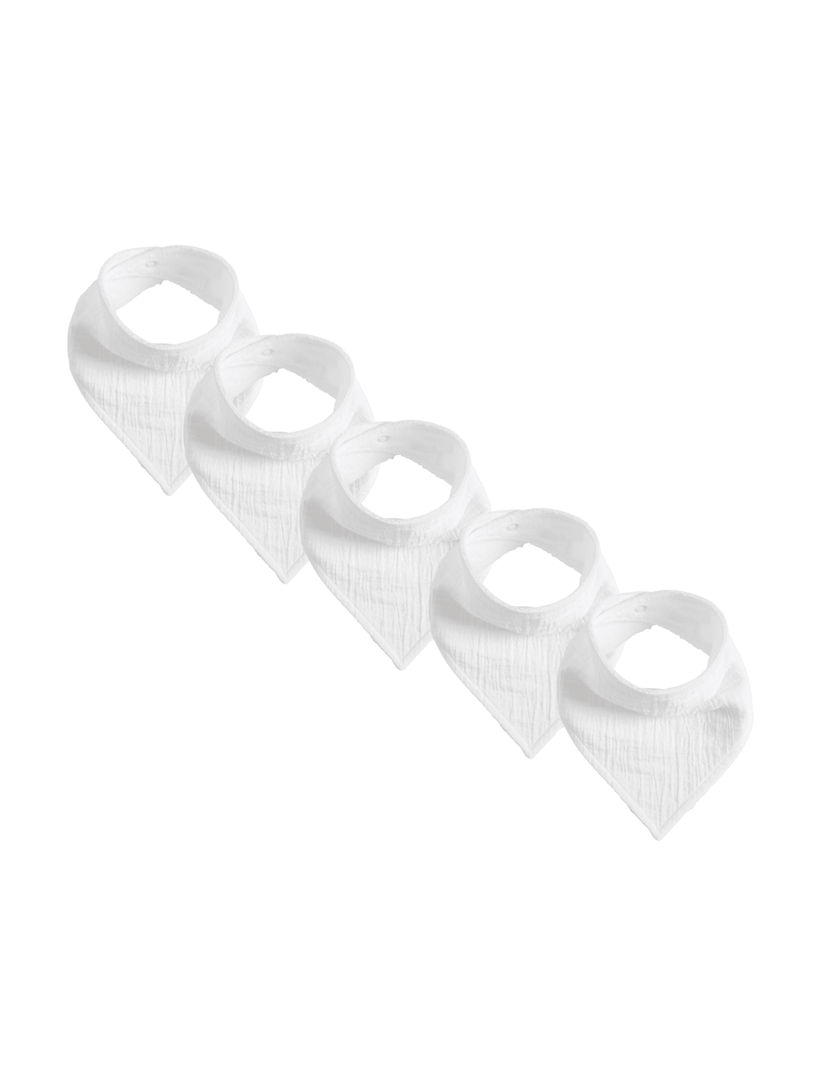 Cotton rich baby dribble bibs 5 pack (British brand)