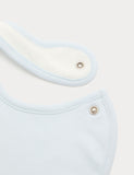 Cotton rich plane print bibs 5 pack, imported from the UK