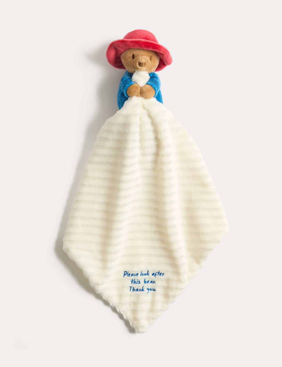 Paddington striped comforter bear 11cm, imported from the UK