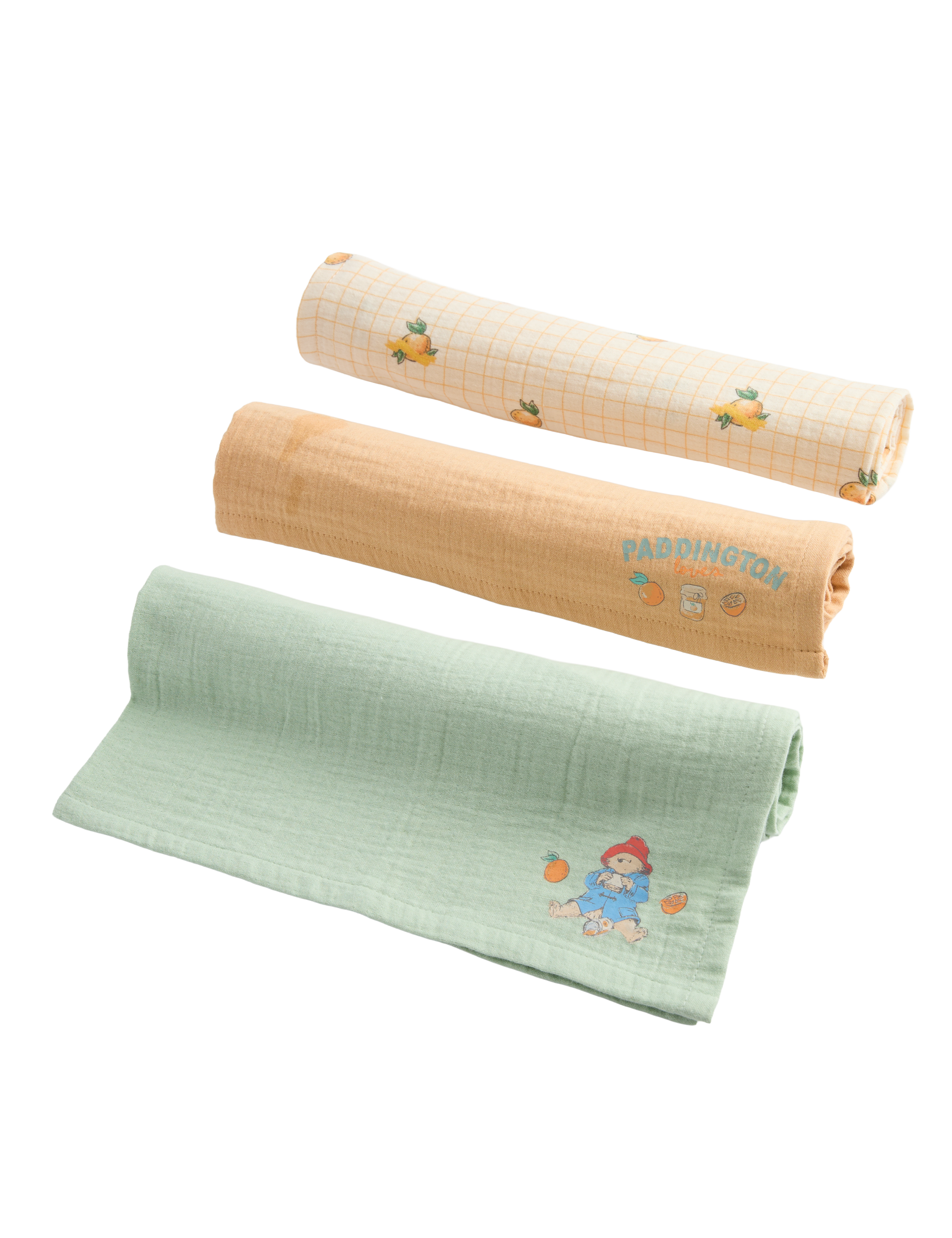Paddington cotton muslin squares 3 pack, UK version