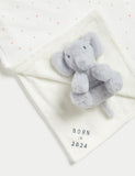 Born In 2024 Soft Toy & Blanket Gift Set GOODS M&S   