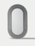 Sharrington oval hanging wall mirror 121cm x 70cm (British brand)