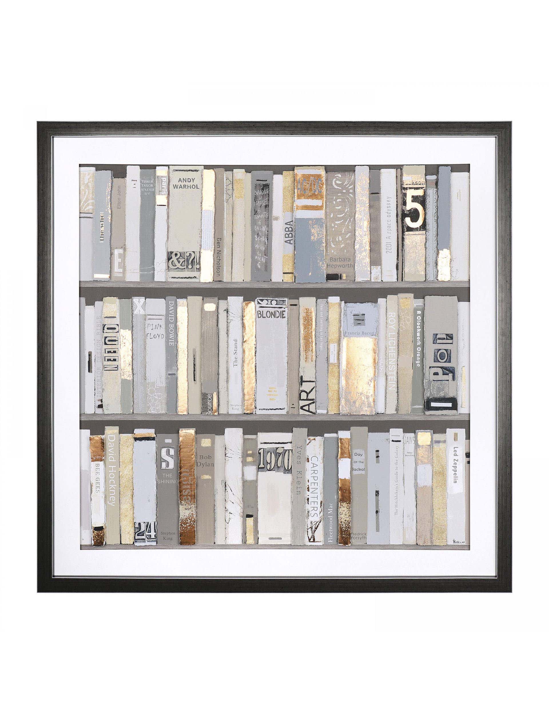 Gallery Direct Library Square Framed Art 900mm x 900mm (British brand)