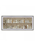Gallery Direct Gin Collection Rectangle Framed Art 640mm x 1440mm, UK version
