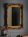 Gallery Direct Carved Louis extra large rectangular mirror (British brand)