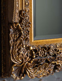Gallery Direct Carved Louis extra large rectangular mirror (British brand)