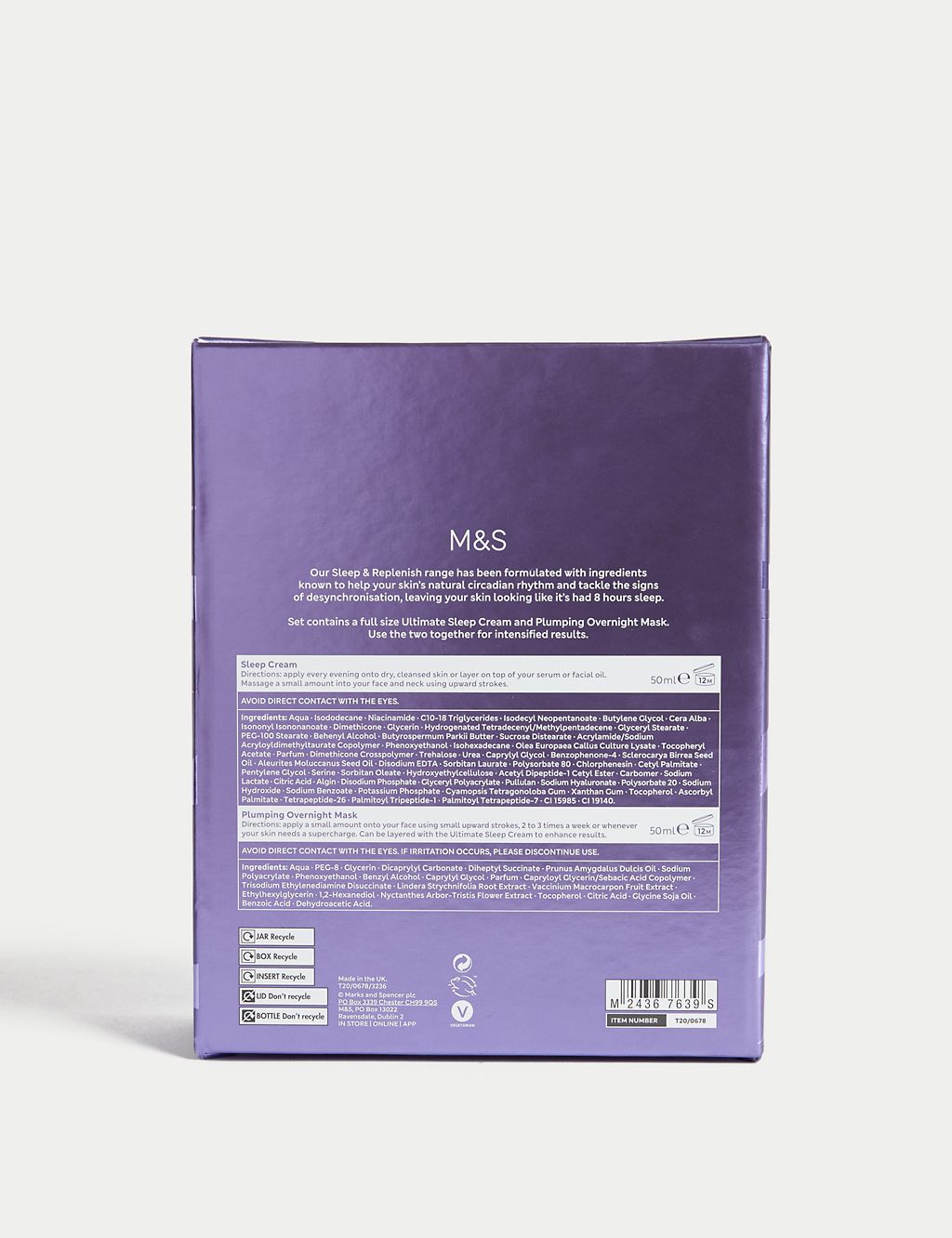 Sleep and Replenish Mixed Gift 50g GOODS M&S   