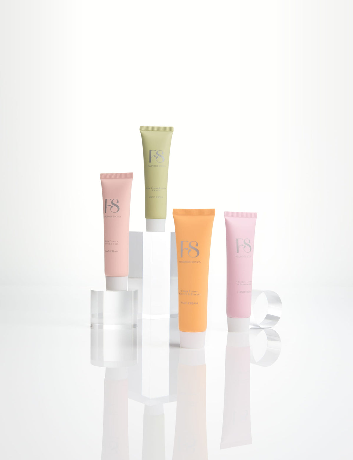 Fragrance Society hand care quad 4x30ml, imported from the UK