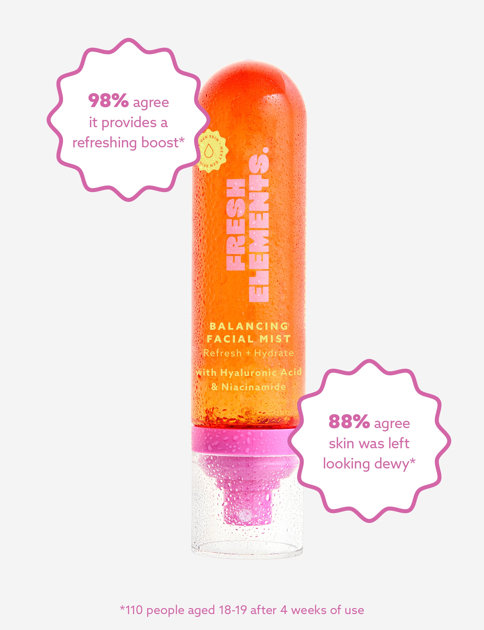 Fresh Elements balancing facial mist 120ml (British brand)