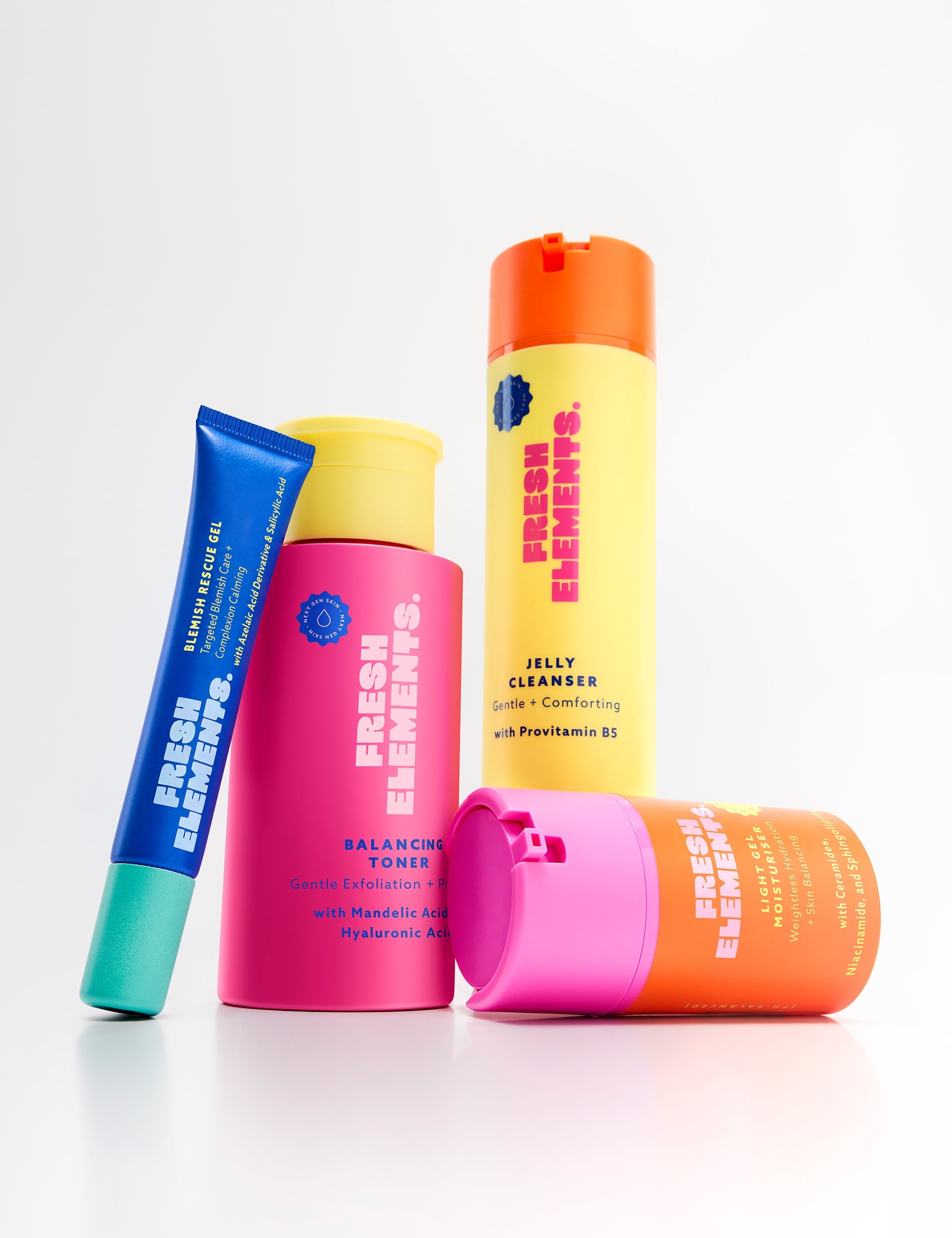 Fresh Elements blemish prone skincare set 4-piece, UK version