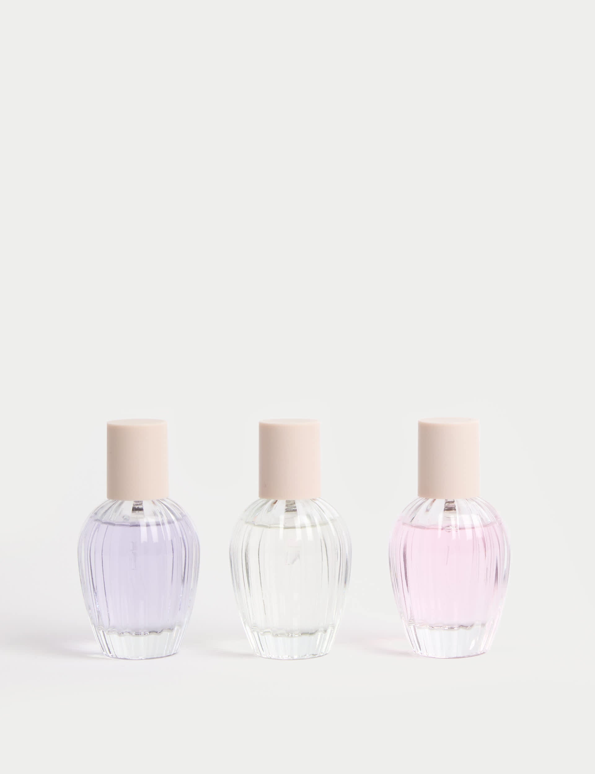 Eau de Toilette Gift Set with rose, magnolia, lavender 30ml bottles, imported from the UK