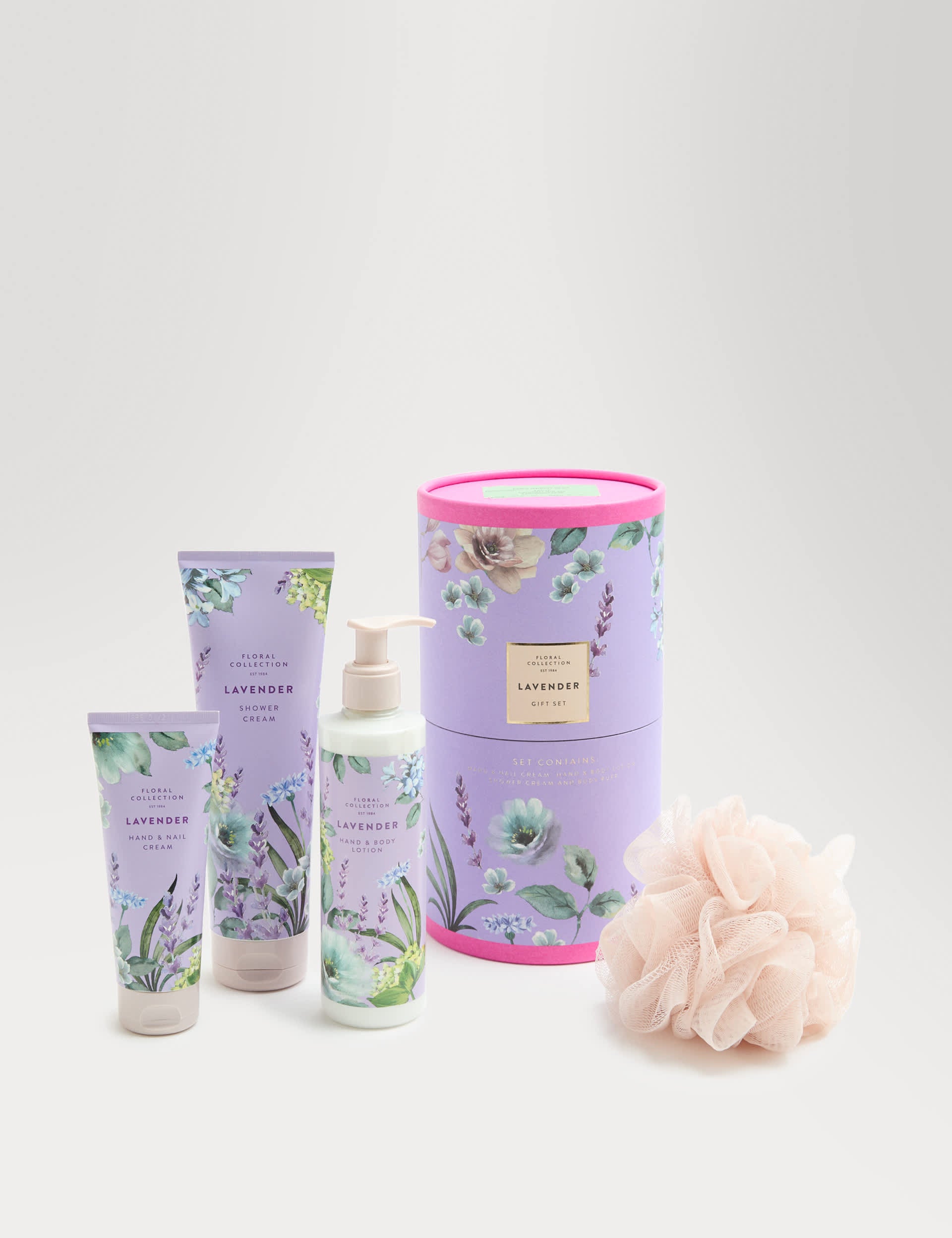 Floral Collection lavender gift set - British product