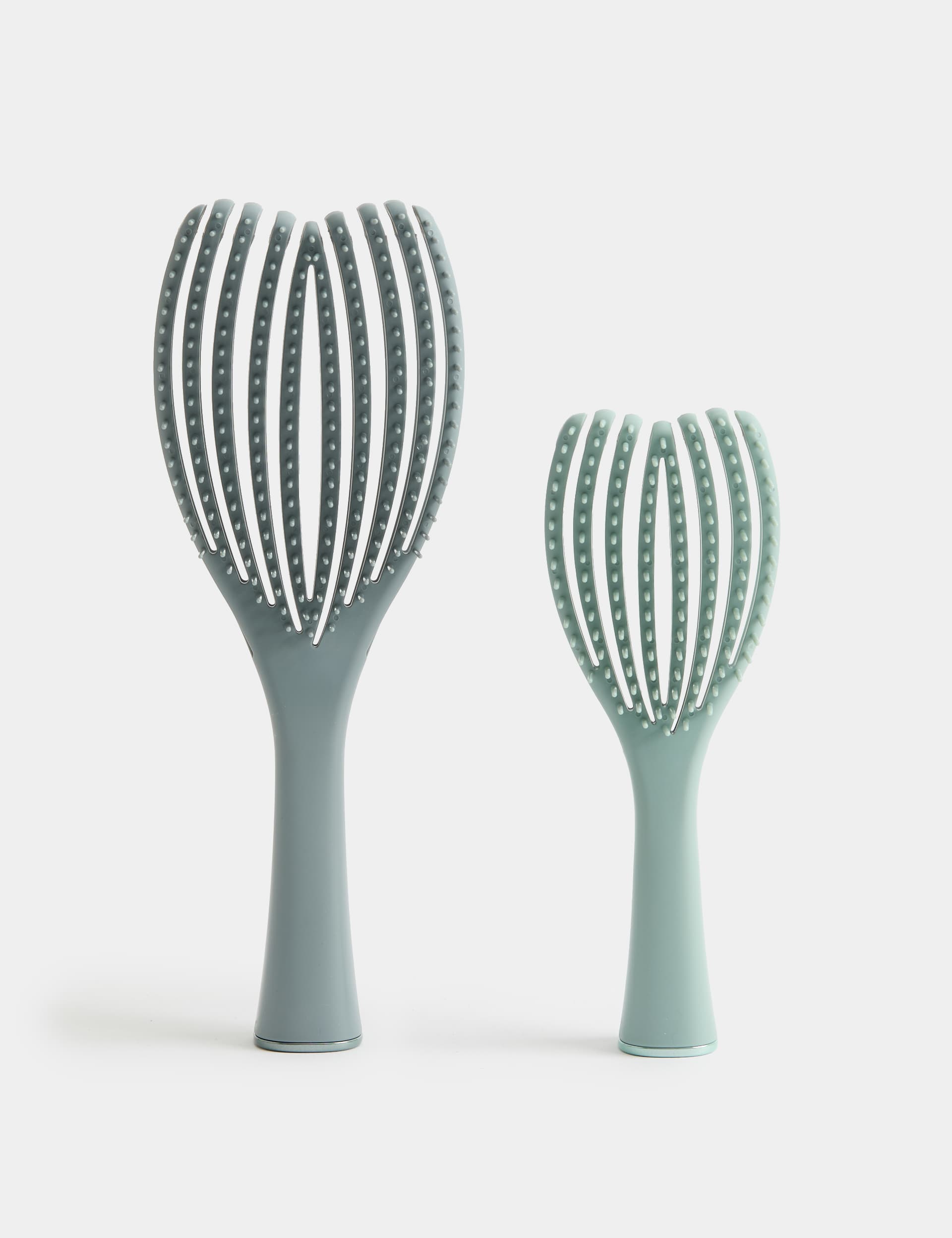 2 pack hair brushes vented detangling set (British brand)