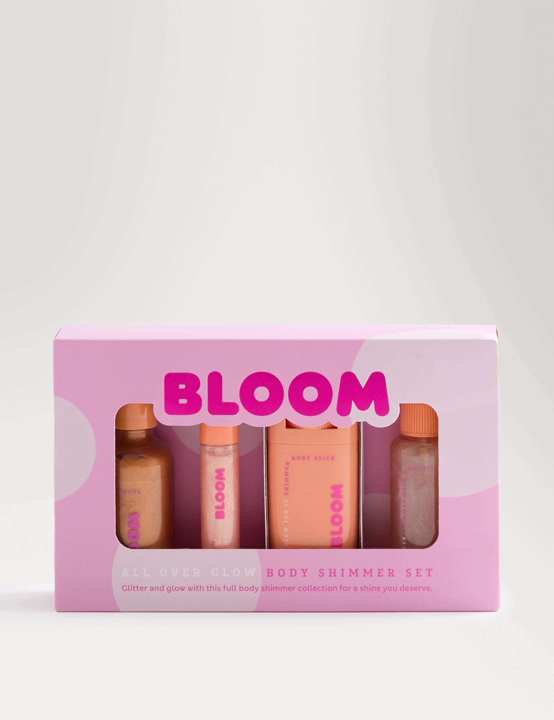 Bloom Body Shimmer Set 4-Piece (British brand)