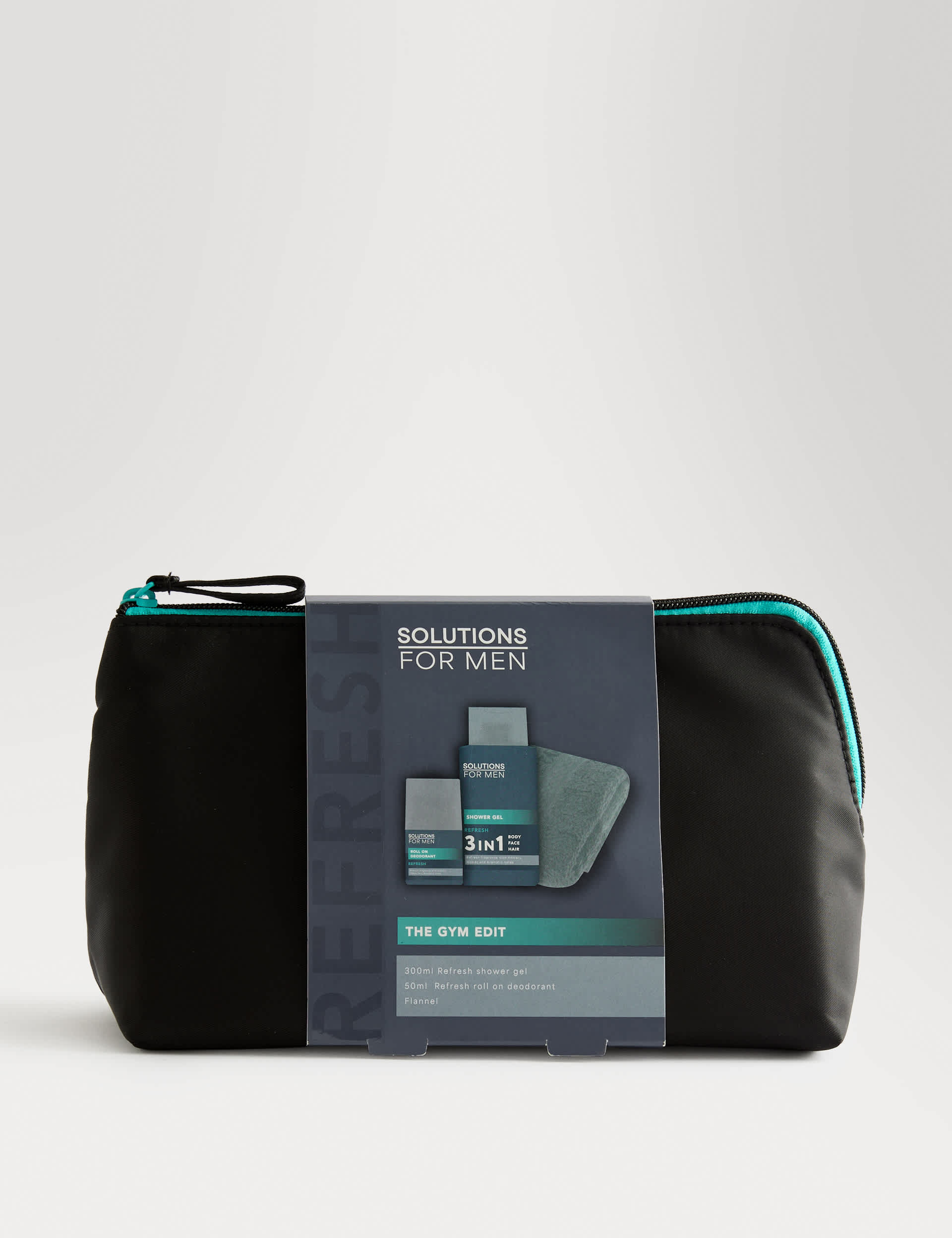 The Gym Edit men's gym gift set with shower gel and deodorant - British product
