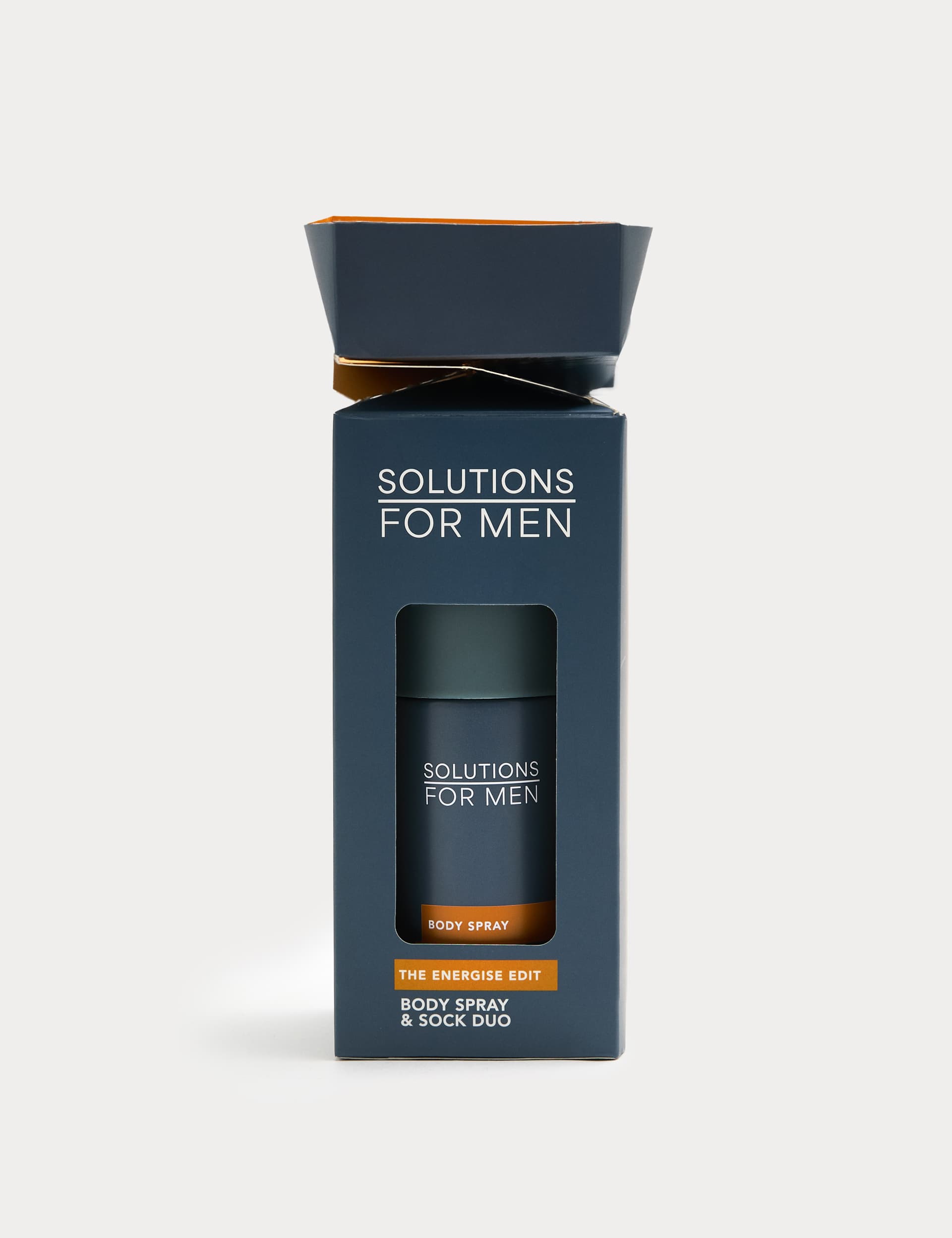 Solutions for Men Energise body spray and socks duo - British product