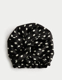 M&S printed pure silk hair turban - British product