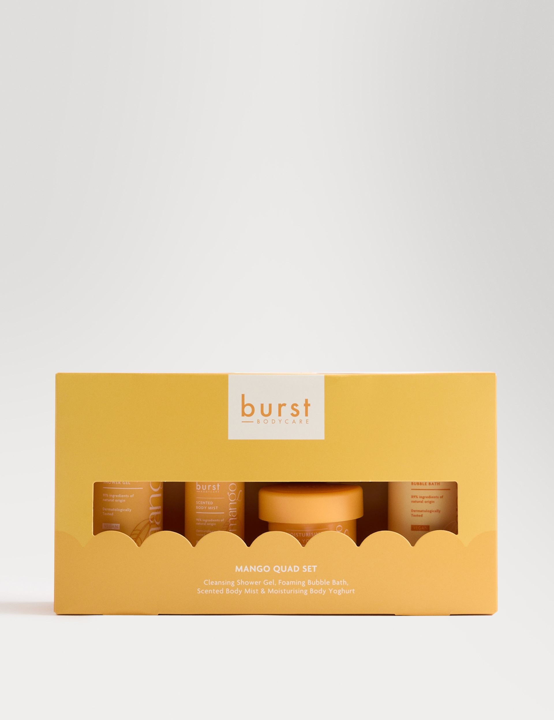 Burst Bodycare Mango Quad Set, UK version