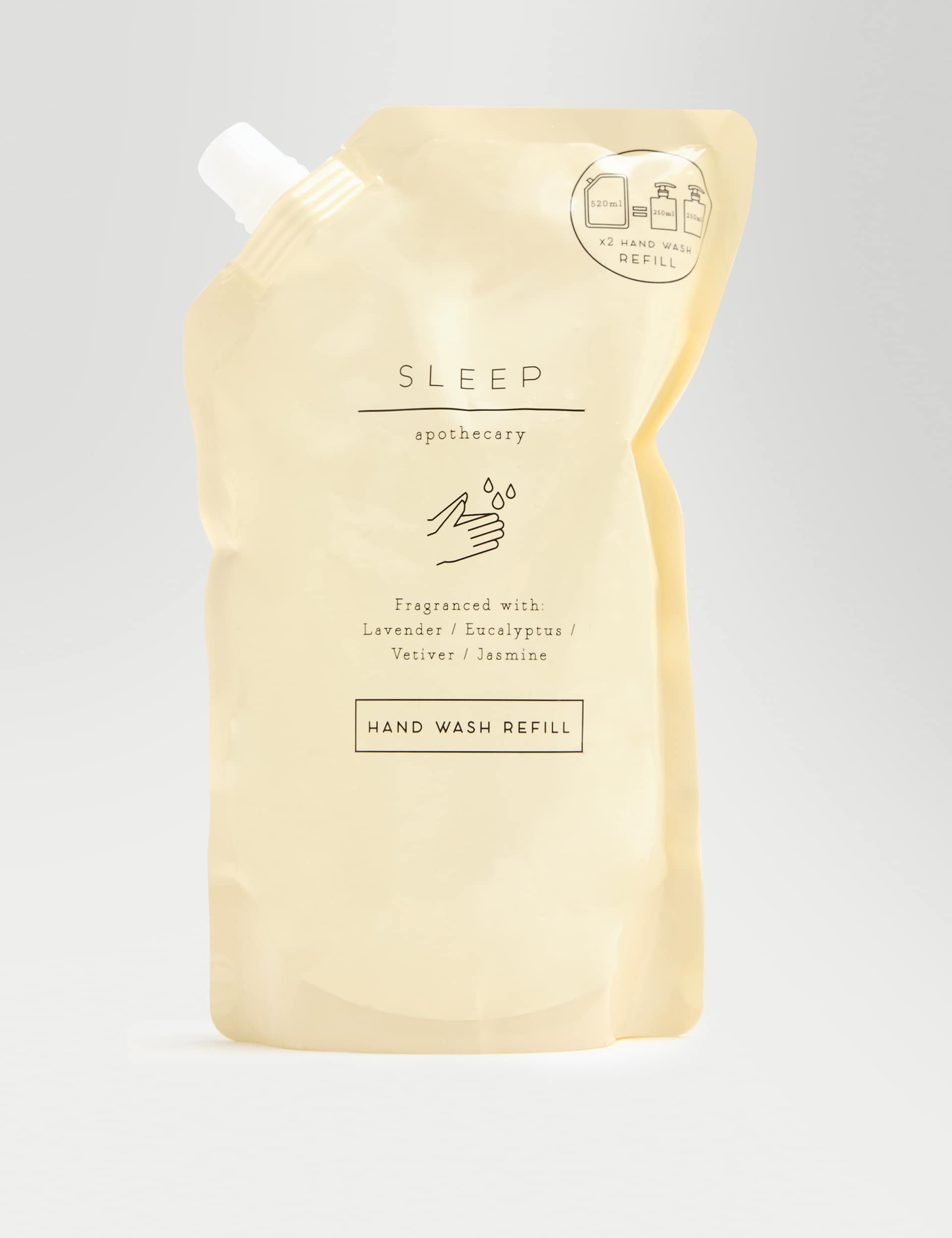 Apothecary Sleep hand wash refill 520ml (British brand)
