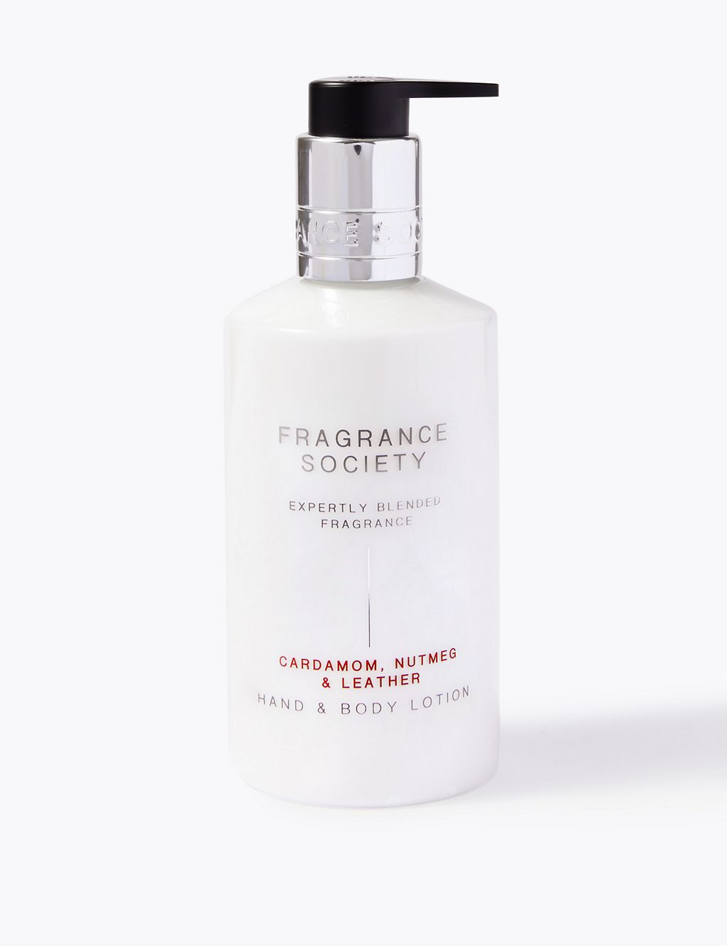 Cardamom, Nutmeg & Leather Hand & Body Lotion 265ml GOODS M&S   