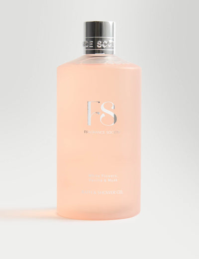 M&S Fragrance Society White Flowers, Vanilla & Musk Shower Gel- Buy online at McGrocer