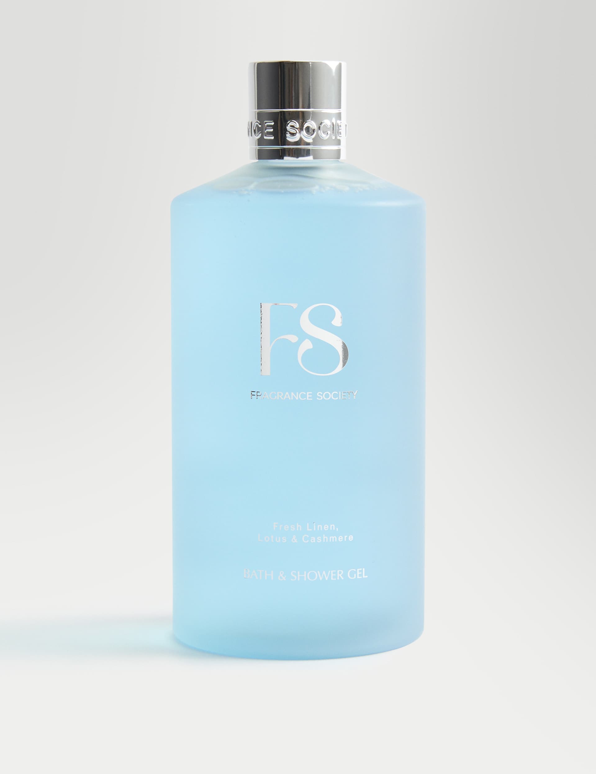 Fragrance Society Fresh Linen Lotus Cashmere bath gel 500ml, UK version