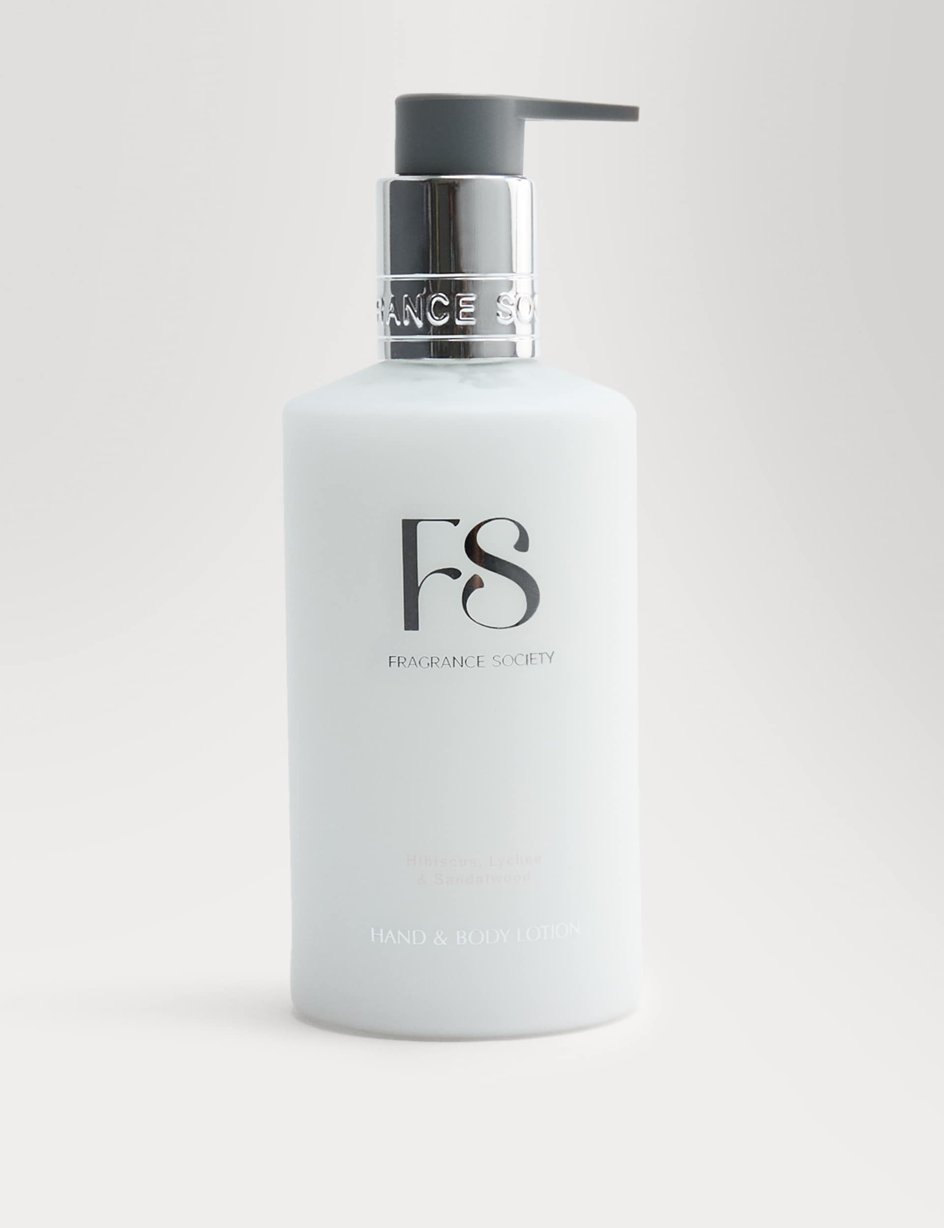 Fragrance Society Hibiscus Lychee Sandalwood hand and body lotion 265ml - British product