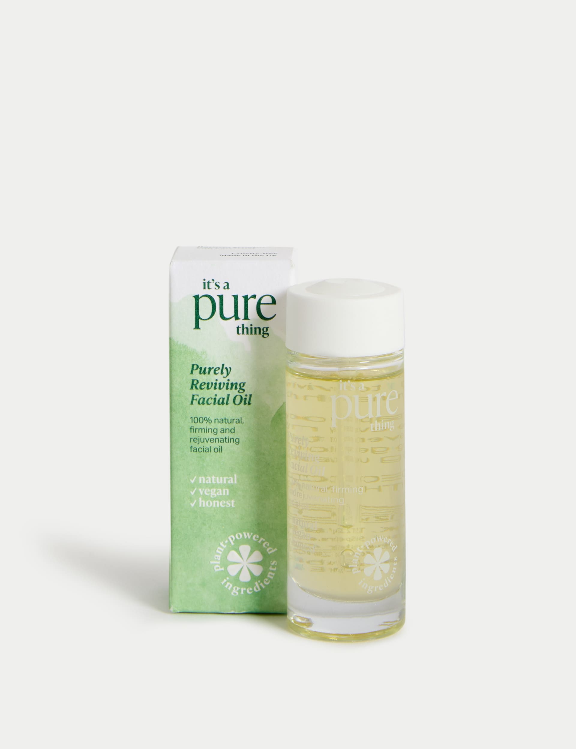 Reviving facial oil 28ml, imported from the UK