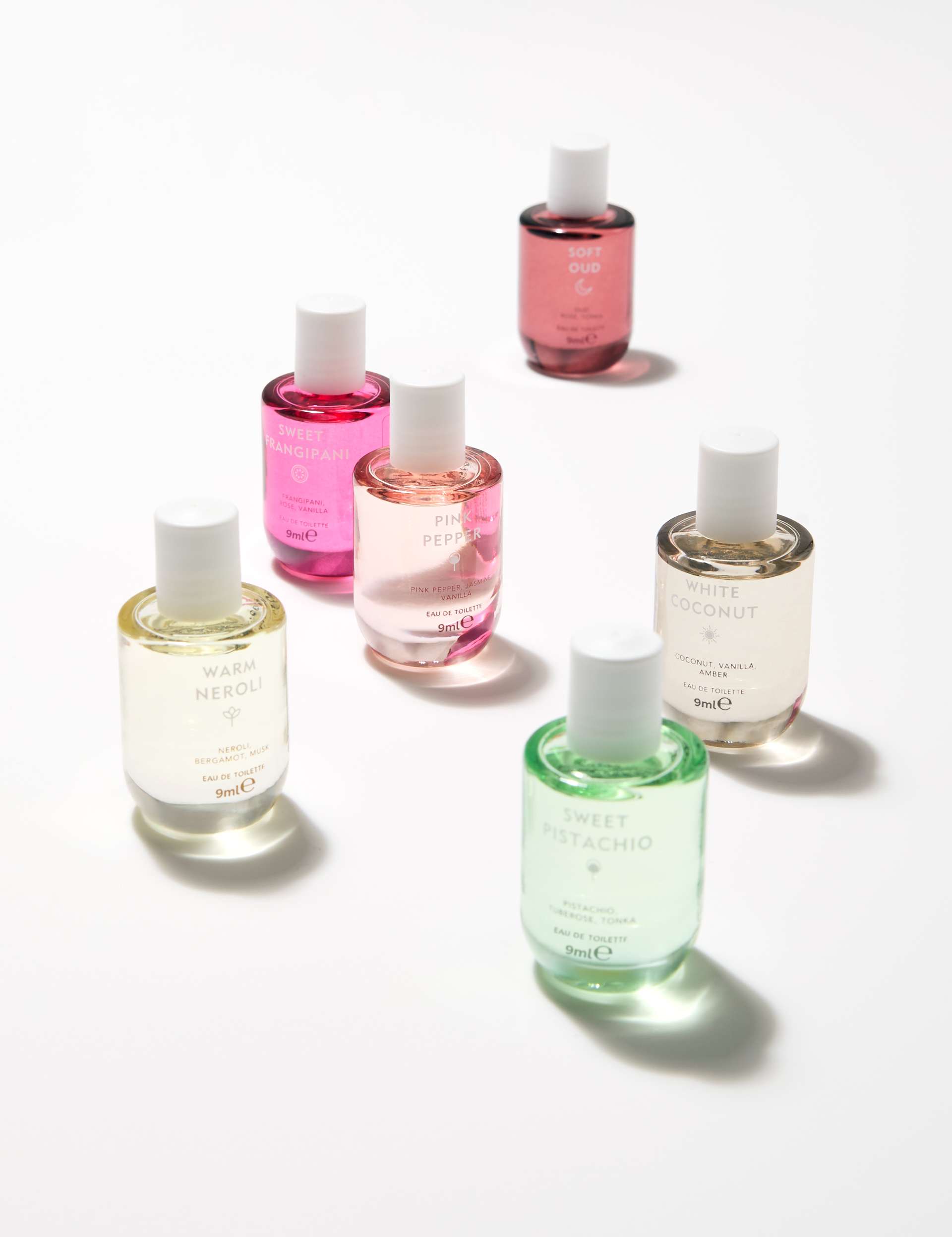 Minis discovery collection fragrance set six 9ml eau de toilette scents, imported from the UK