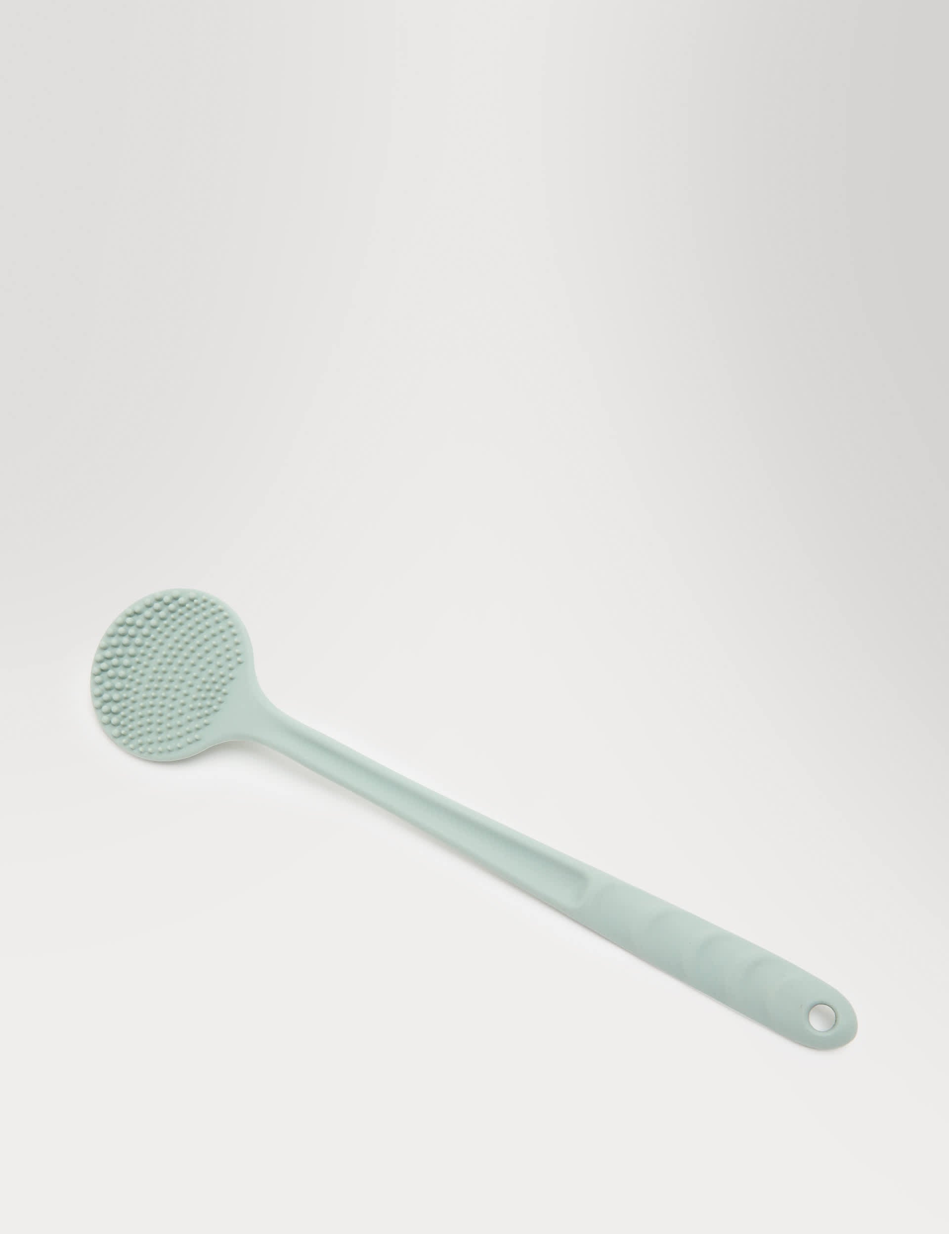 Bloom silicone body brush with long handle - British product