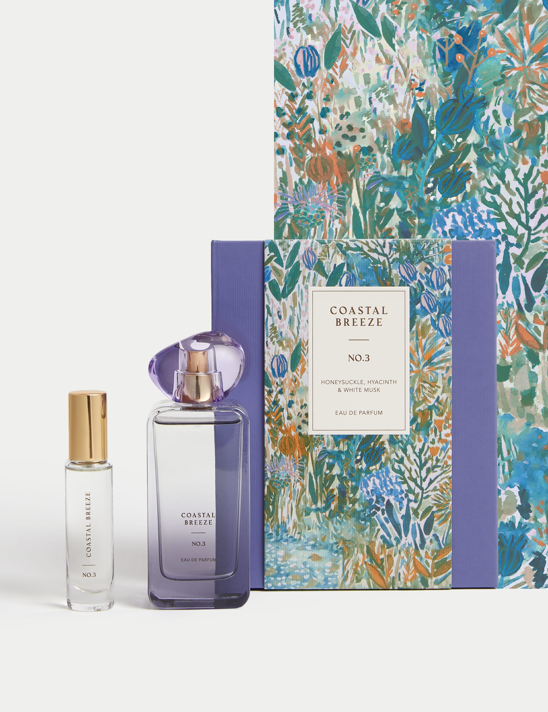 Coastal Breeze eau de parfum set with 48ml and 9ml bottles, imported from the UK