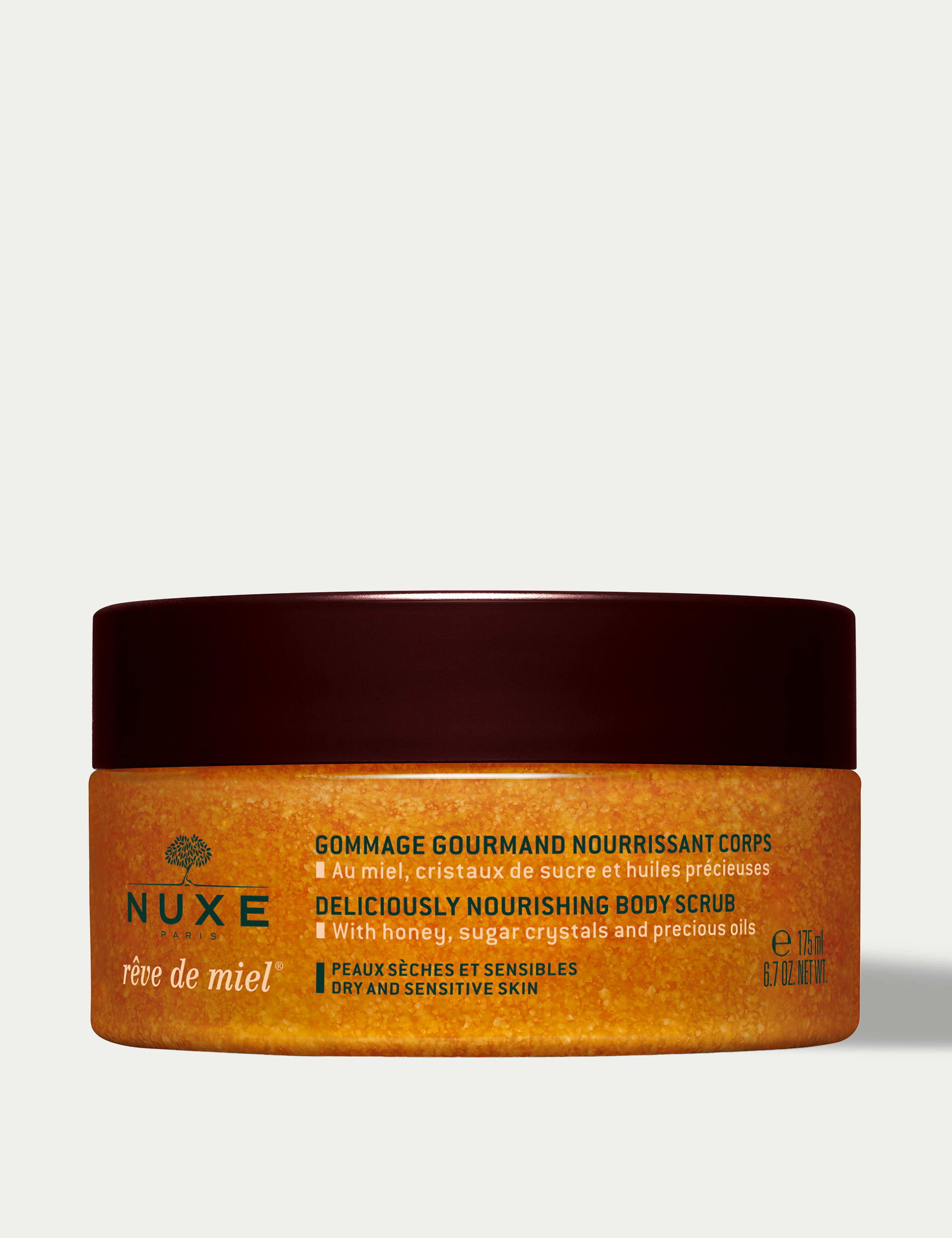 Reve de Miel nourishing body scrub 175ml (British brand)